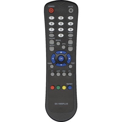 Пульт Huayu для Neosat (Globo) SX-1600PLUS (RC-6000) черный