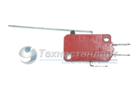 Микровыключатель для СВЧ 3-х контактный с длинным рычагом